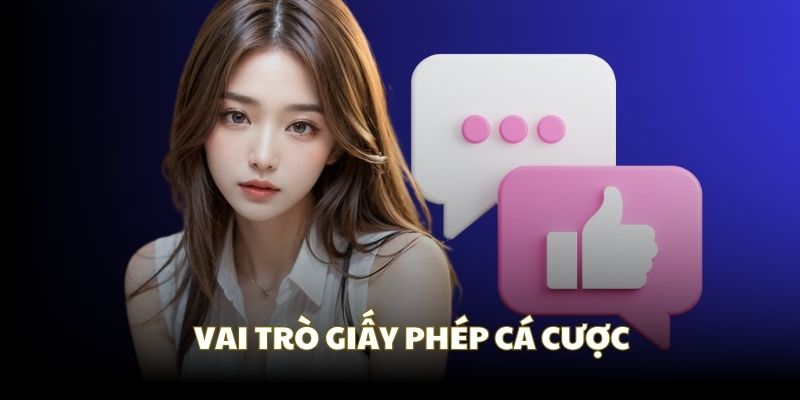 Vai trò giấy phép hoạt động cho nhà cái và người chơi