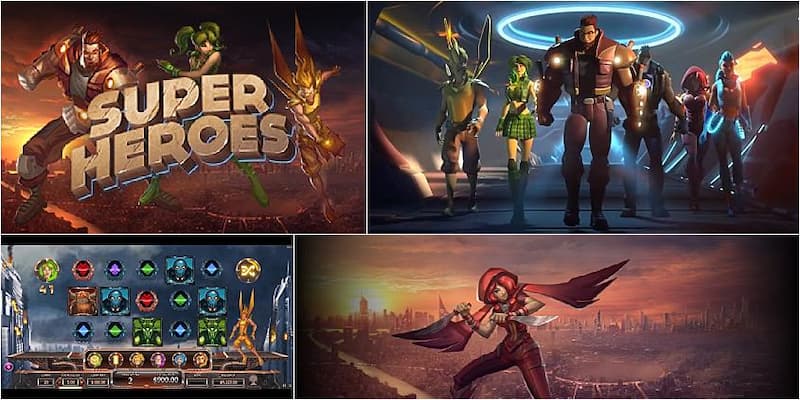 Giới thiệu sơ lược về trò chơi nổ hũ đặc sắc Slots Superhero tại F168